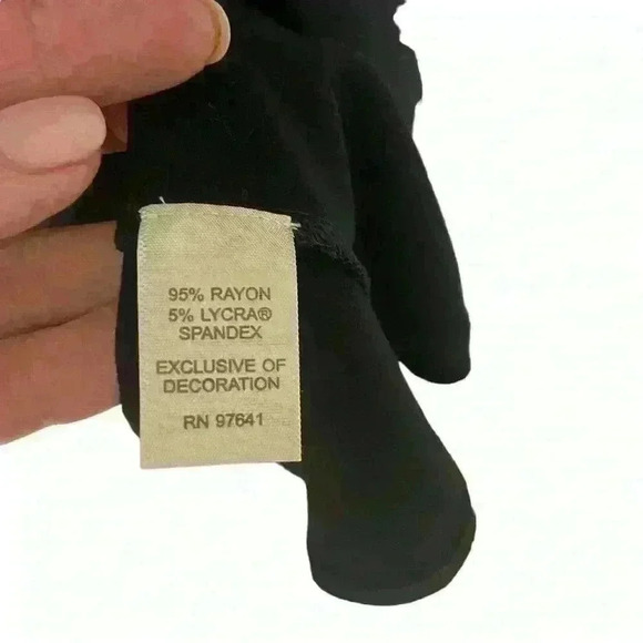 J Jill Midi Sleeveless V Neck Tie Waist Size L. Black. Casual Spring - Picture 8 of 10